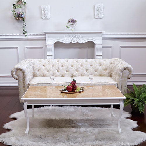 イタリア製：象嵌天板リビングテーブル｜おしゃれ家具通販 Y-KAGU