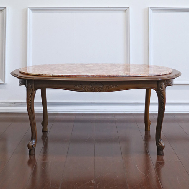 イタリア製：大理石センターテーブル(マーブル)｜おしゃれ家具通販 Y