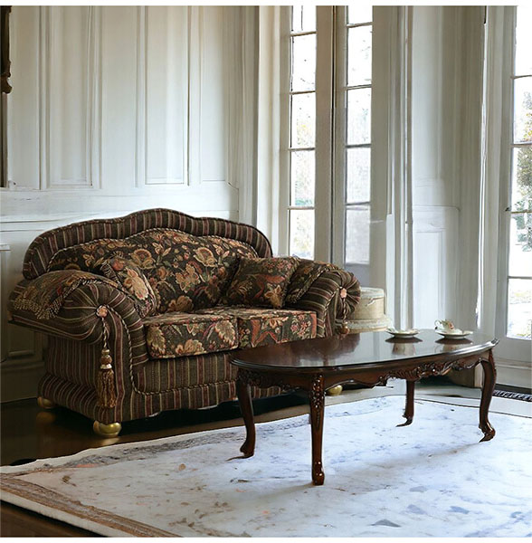 アンティーク調 センターテーブル 幅117cm｜おしゃれインテリア 家具