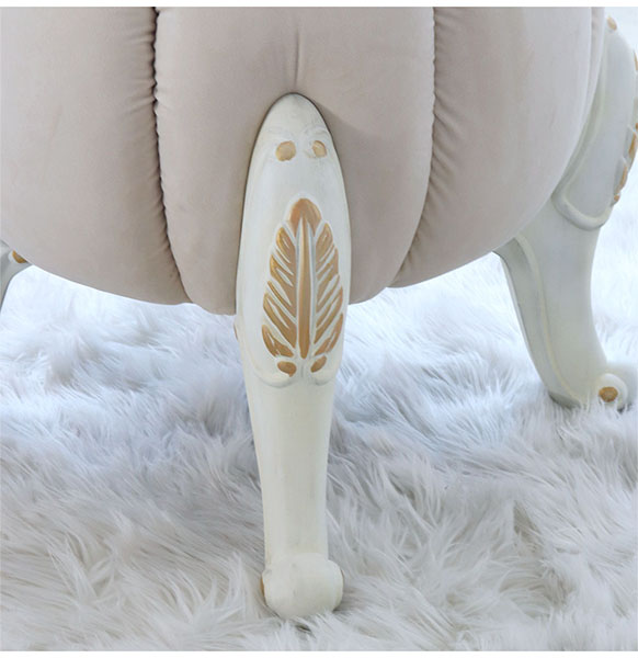 パンプキンスツール かぼちゃ チェア オットマン 姫系 ロココ調