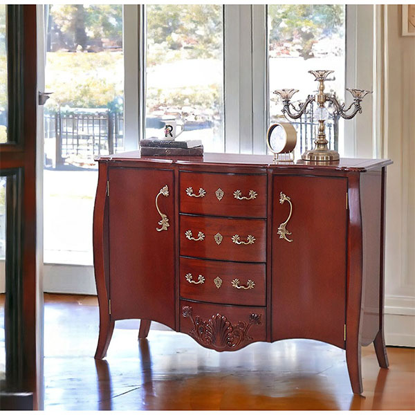 サイドボード コンパクト 幅120cm チェスト おしゃれ 猫脚 輸入家具