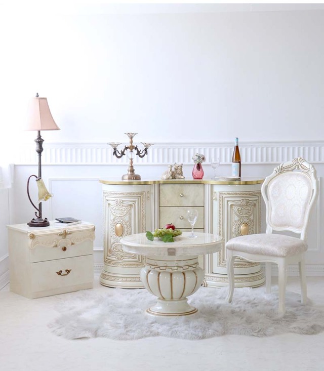 高級イタリア家具 レオナルド(REONARD) サイドボード型チェスト 135cm