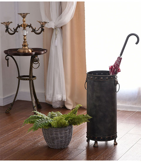 ヨーロピアンスタイル ライオンハンドル アンブレラスタンド（傘立て