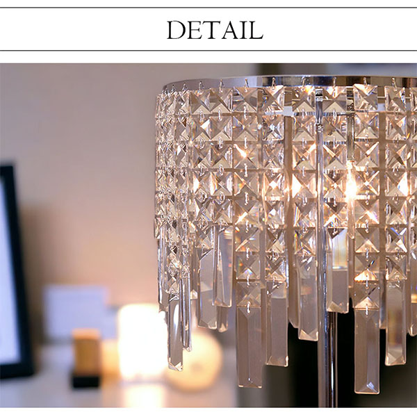 LED対応】 クリスタルガラス フロアランプ 3灯(テリアン)｜おしゃれ