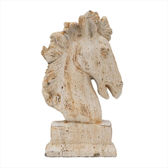 風水インテリア ホース セメント(馬の置物）｜Y-KAGU(輸入家具屋さん.com)