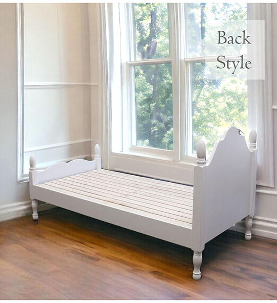 セミダブルベッド(ホワイト)｜ANGELIA(アンジェリカ) 姫系クラシック