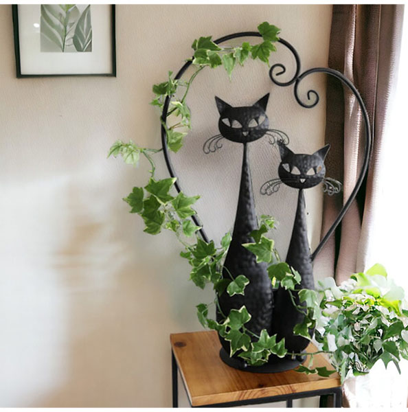 おしゃれなガーデニングファニチャー アイアン製 プランターカバー