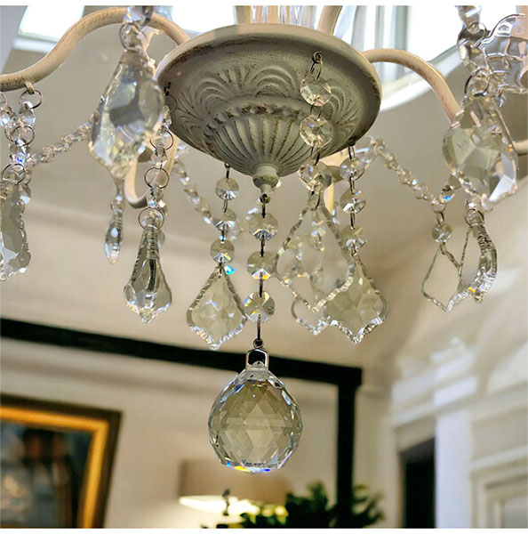 LED対応】【全4色】 6灯シャンデリア ペンダントライト シーリング