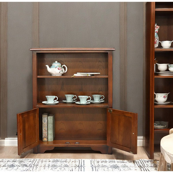 送料無料】 英国調 アンティークオークコレクション オープン