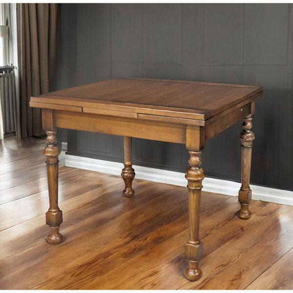 送料無料】 英国調 アンティークオークコレクション 伸長式ダイニング