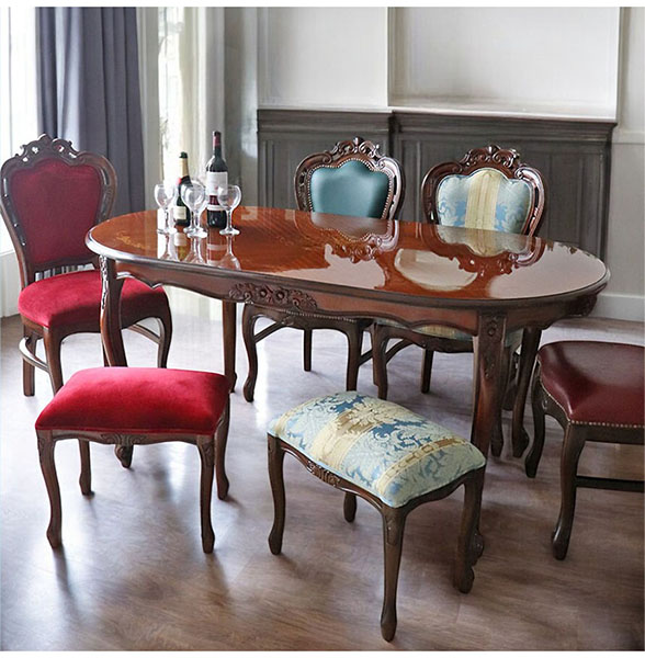 マリナカッシーリ 猫脚スツール (ストライプブルー）｜Y-KAGU(輸入家具