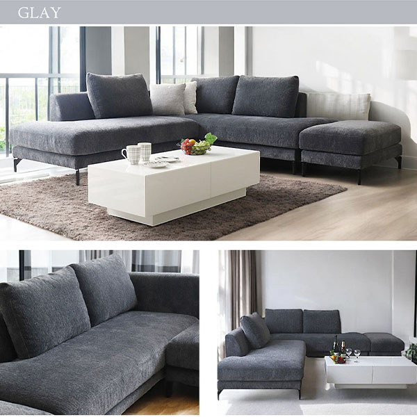 洗えるカバーリング フローレンス・L字型 コーナーソファセット