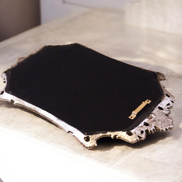 ロココデコ ウォールミラー 壁掛け鏡（シルバー）｜Y-KAGU(輸入家具屋