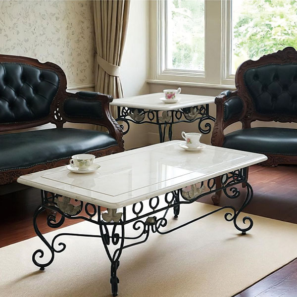 遂に復活！】 Y-KAGUオリジナル 天然大理石使用 センターテーブル 幅