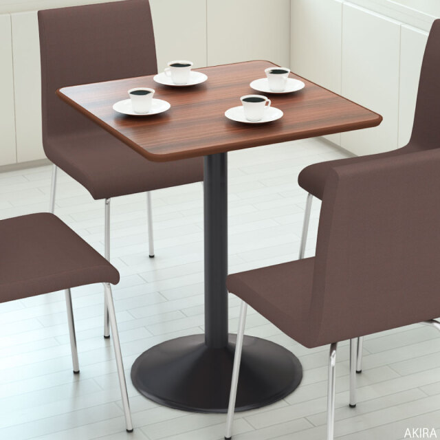 カフェテーブル 四角 ダイニングテーブル おしゃれ 幅60×高さ72cm