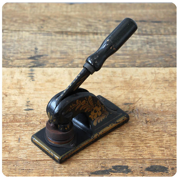 イギリス アンティーク ホーロー製 ブレッド缶 グリーン 保存缶 小物