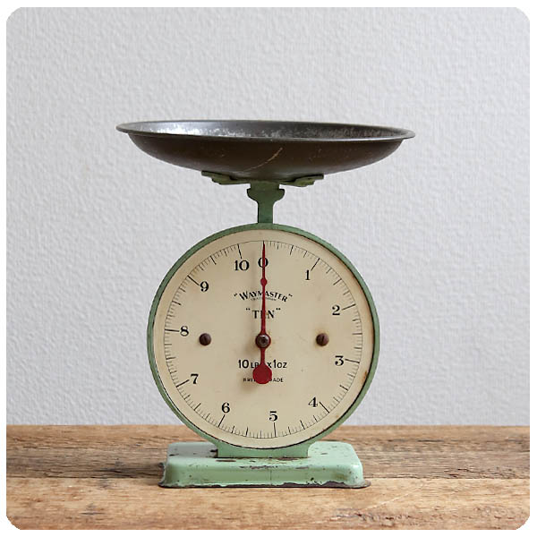 イギリス アンティーク ウェイマスター社キッチンスケール 量り