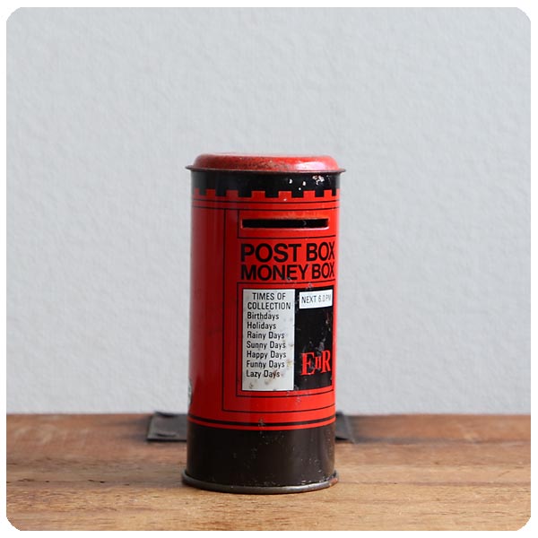 イギリス アンティーク 赤い貯金箱/郵便ポスト/チャド・バレー社