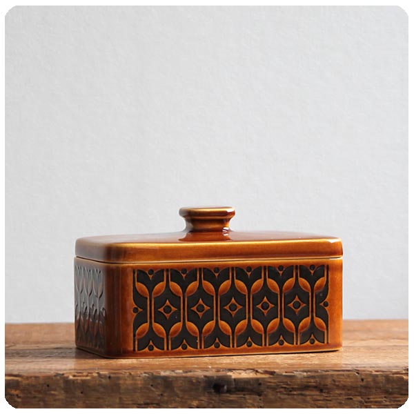 イギリス ビンテージ ホーンジー バターケース/エアルーム/HEIRLOOM