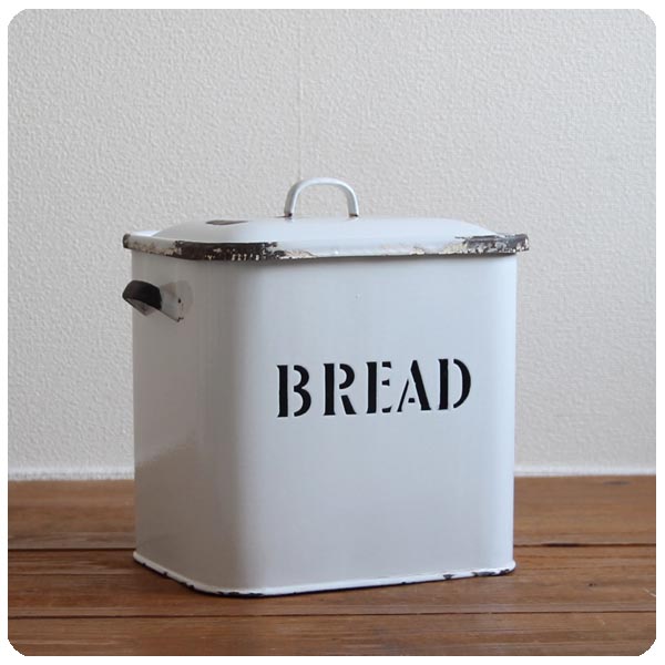 イギリス アンティーク ホーロー ブレッド缶/キッチン雑貨 N-446｜日本