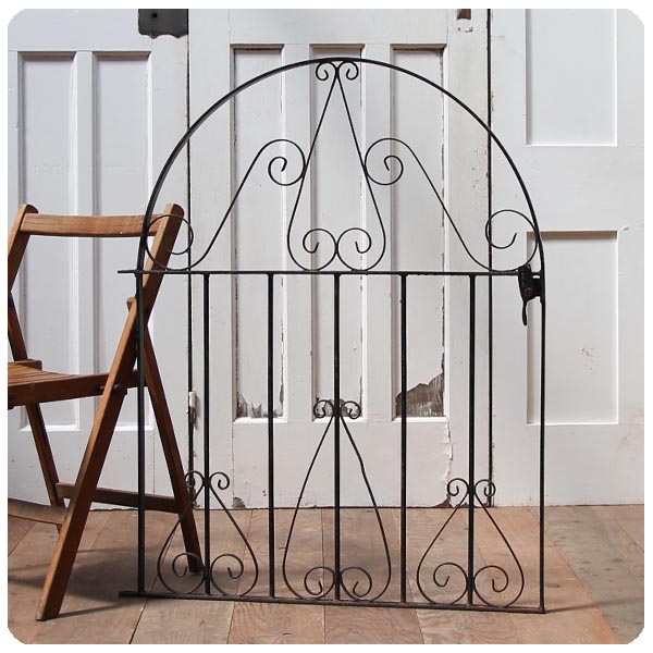 イギリス アンティーク アーチ型アイアンゲート/フェンス/柵