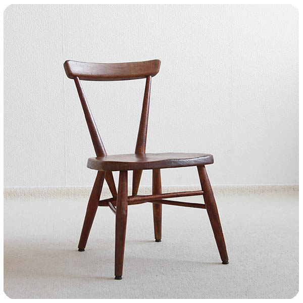 イギリス アンティーク家具 アーコール スクールチェア 子供椅子 学校