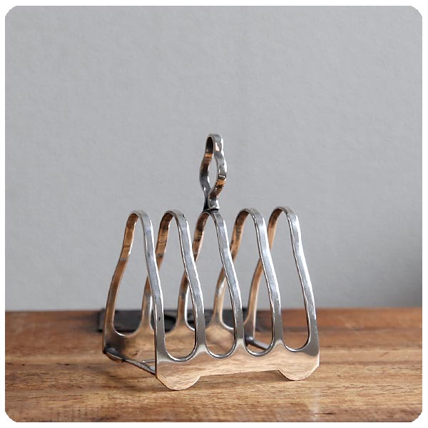 英国 アンティーク トーストラック/シルバープレート/銀メッキ