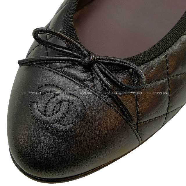 CHANEL シャネル バレエシューズ マトラッセ キルティング ココマーク