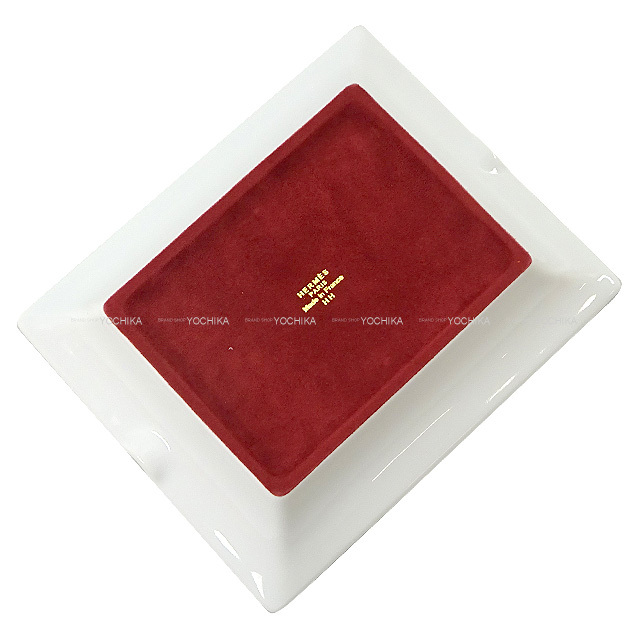 HERMES エルメス 皿 アッシュトレー 灰皿 ガダルキヴィール ルージュ