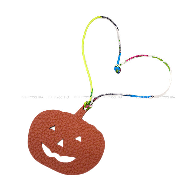 HERMES エルメス バッグチャーム プティアッシュ パンプキン かぼちゃ