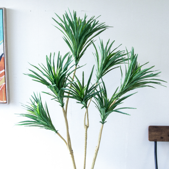 人工 観葉植物 フェイク グリーン ドラセナコンシネ H約155cm 店舗
