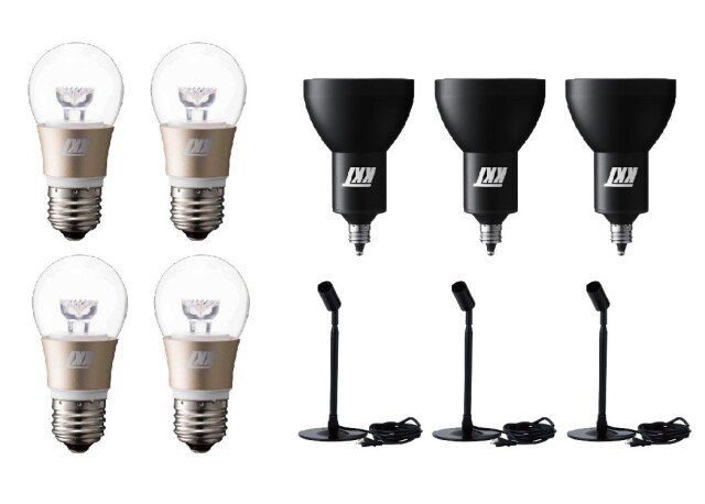 火、炎の色を完全再現したLED電球