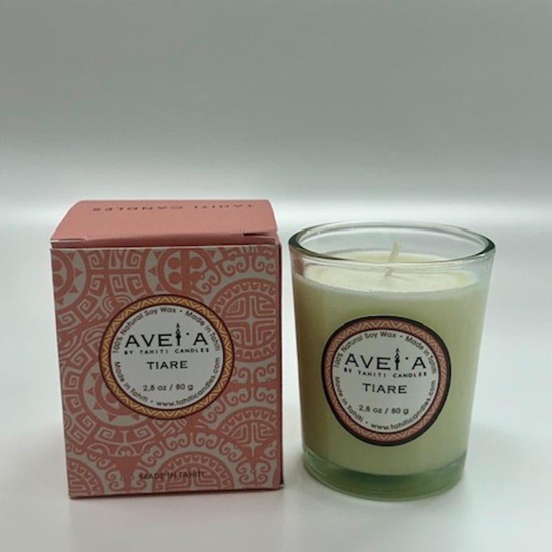 タヒチ産アロマキャンドル TAHITI CANDLES「TIARE」「Vanilla」 | タ