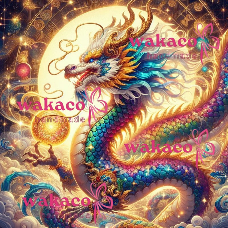 金運を呼ぶ龍神の待ち受け画像｜開運・運気上昇・成功へ導く神聖な