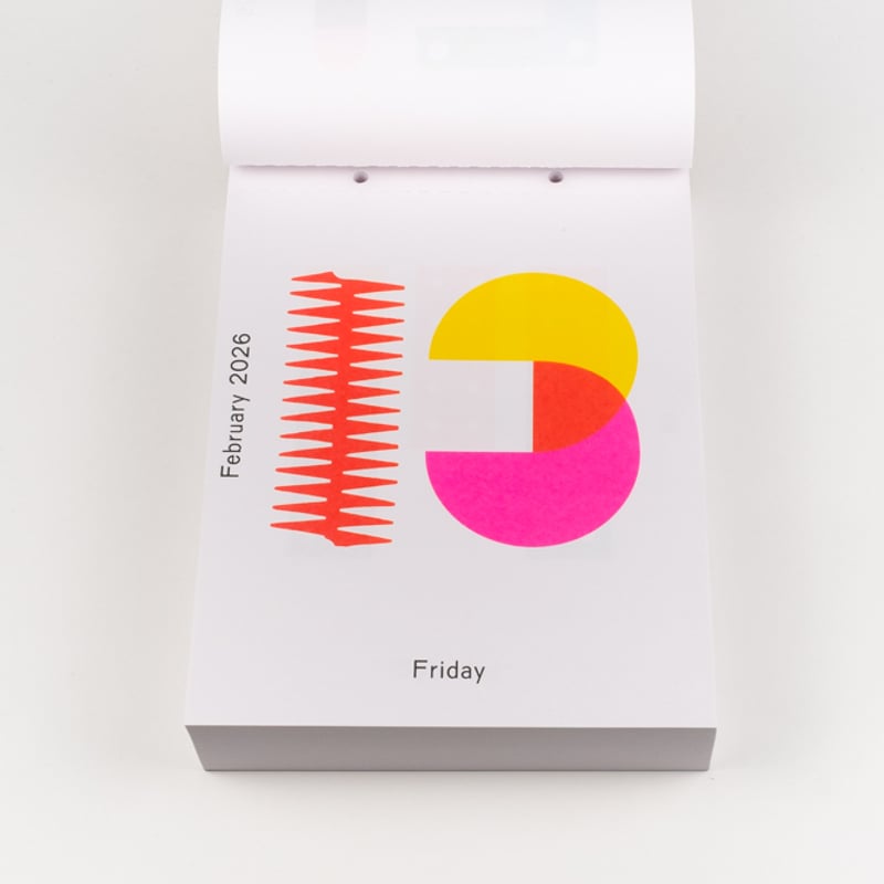 Karel Martens - Calendar 2026 / Every day is a