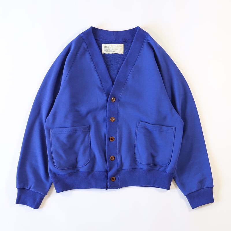 SWEAT CARDIGAN 裏毛スウェット カーディガン A52519 | HARVESTY