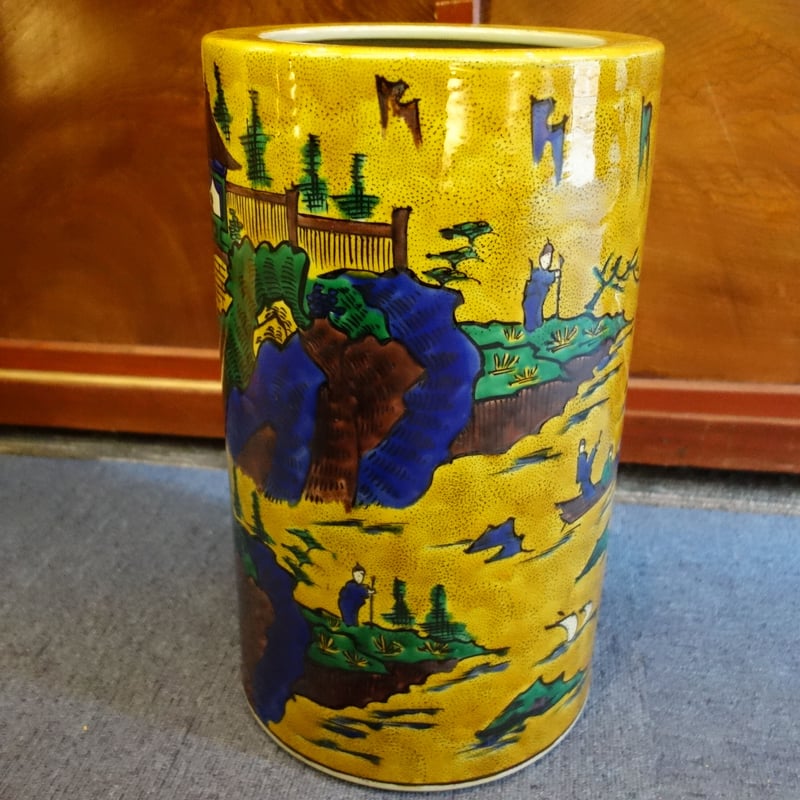 吉田屋山水傘立て | 金澤・東山 九谷焼「宮」goo