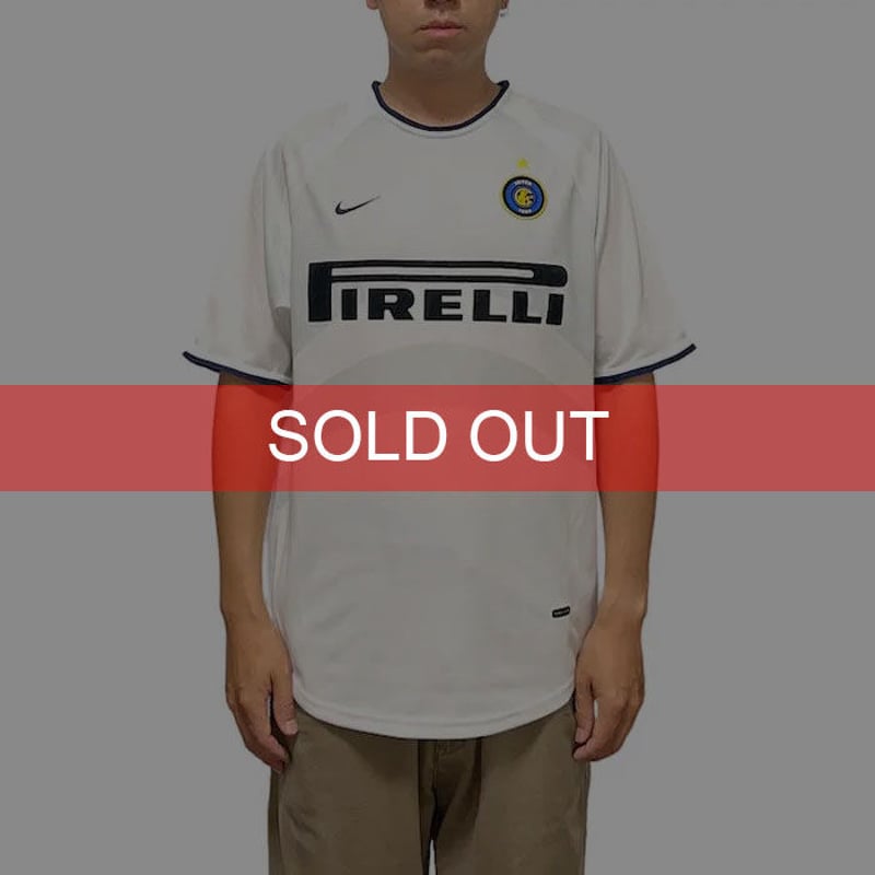 USED】00'S NIKE 01-02 INTER MILAN AWAY FOOTBALL