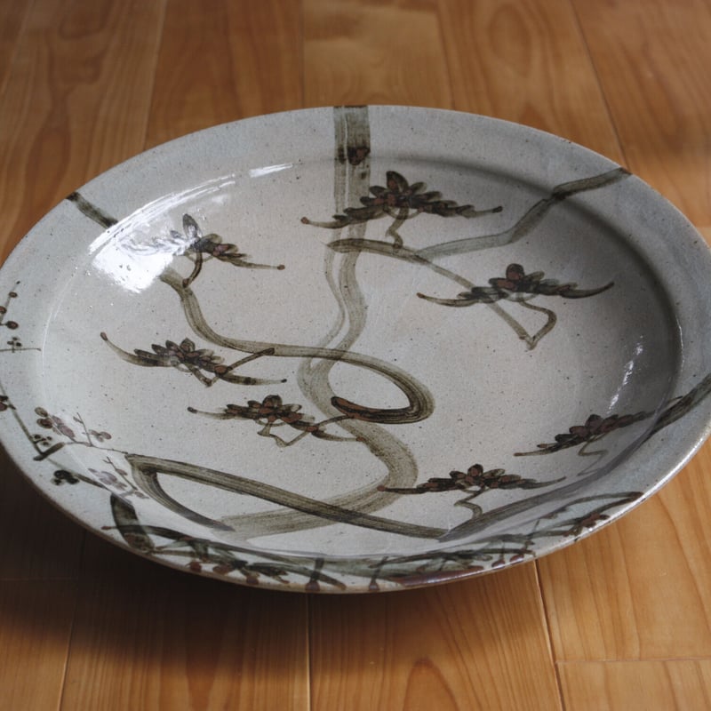 中里太郎右衛門窯 絵唐津額皿(A-1) 松竹梅 | 中里太郎右衛門窯【公式