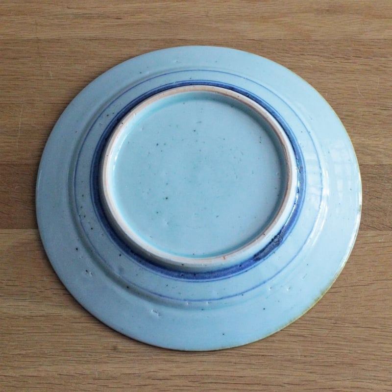 砥部焼 中田窯 8寸皿 波 | MARKUS