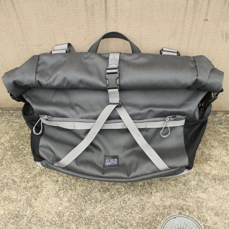 BROMPTON Roll Top Bag 28L [Dark Grey] | WADACYC