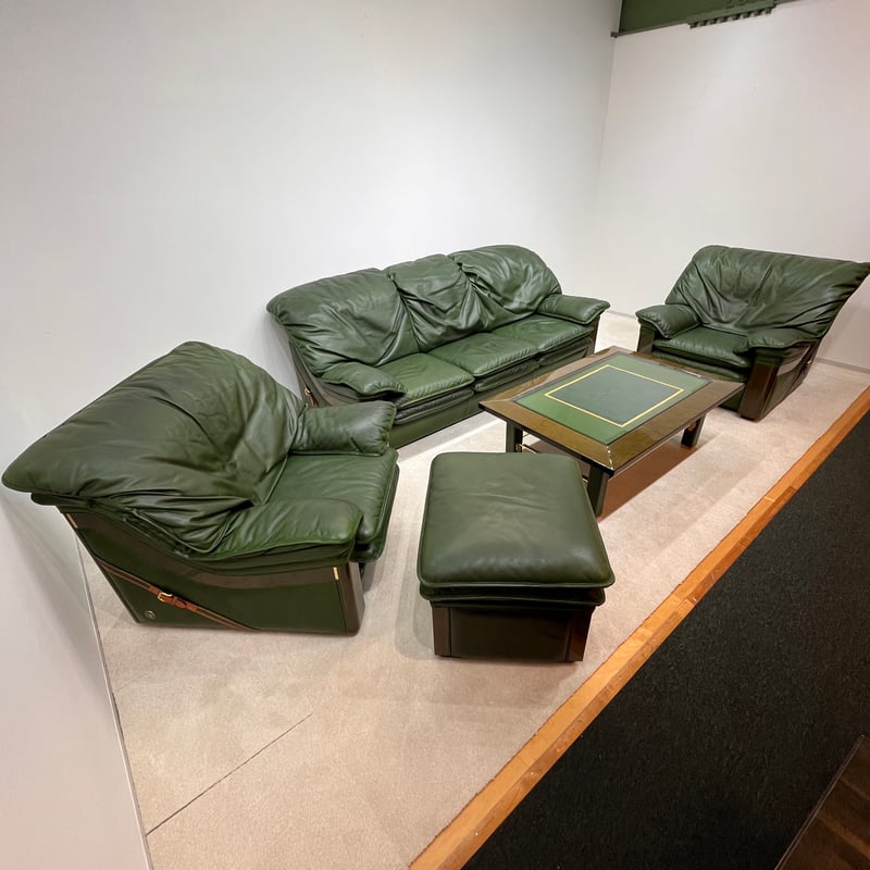 FORMITALIA （パオロ•グッチ）Paolo GUCCI ソファ3＋1＋1＋オットマン+