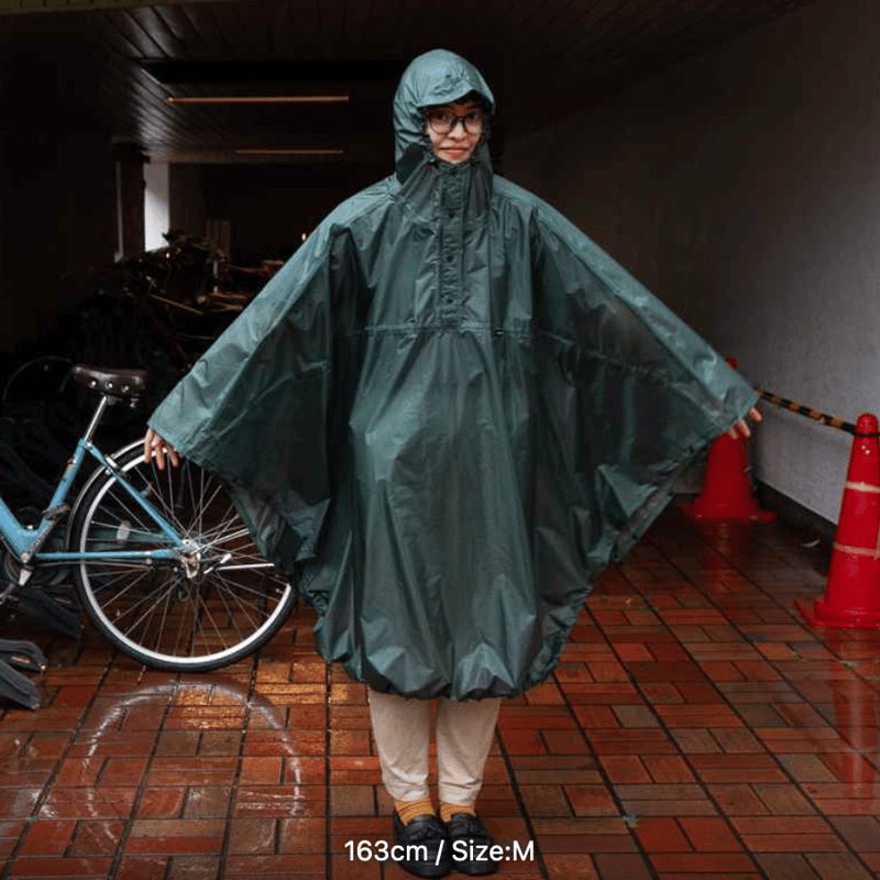 FAIRWEATHER, packable rain poncho | Purveyors