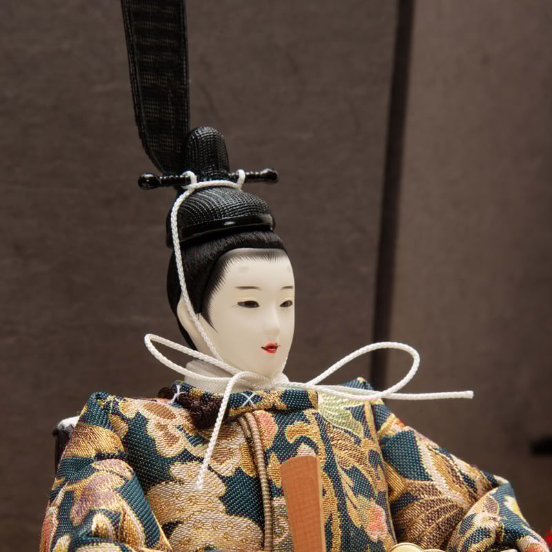 京十一番親王飾「手織袋帯：王宮麗華文錦」 | 桂雛／小佐畑人形店