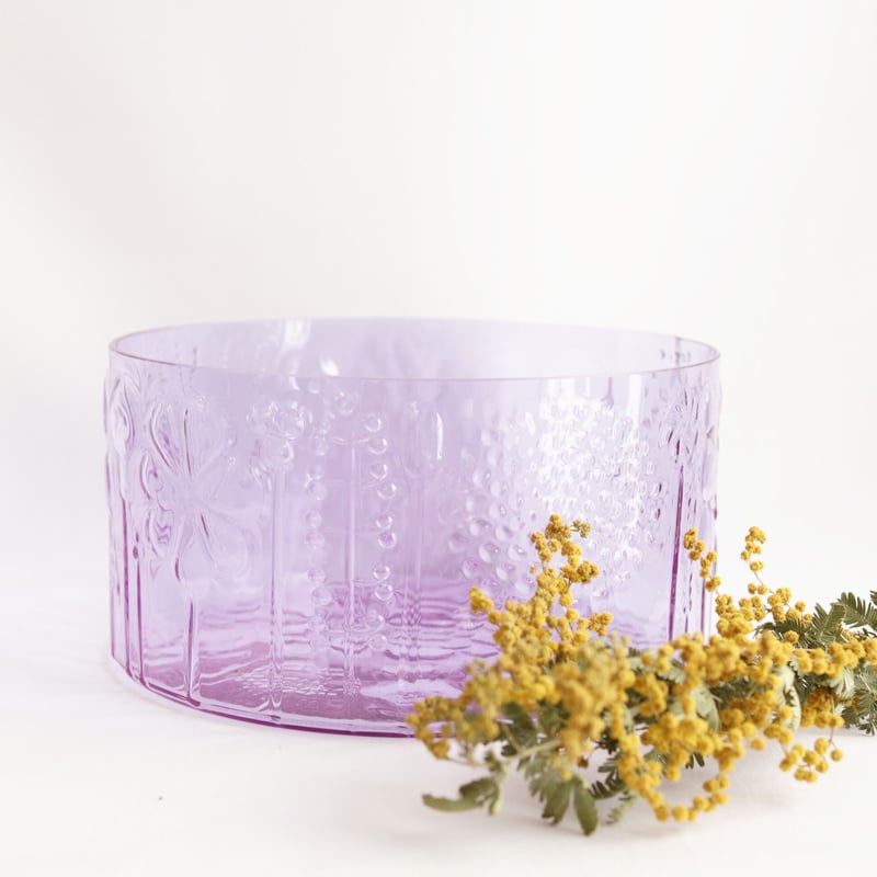 nuutajarvi / FLORA（ ヌータヤルヴィ/フローラ） ボウル 19cm アメジ