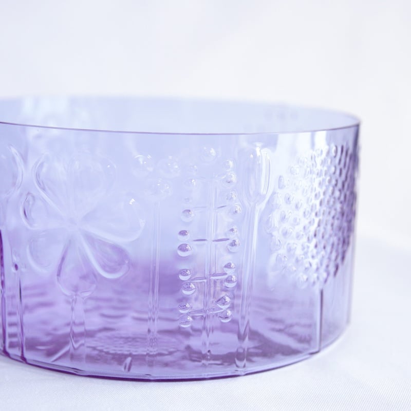 nuutajarvi / FLORA（ ヌータヤルヴィ/フローラ） ボウル 19cm アメジ