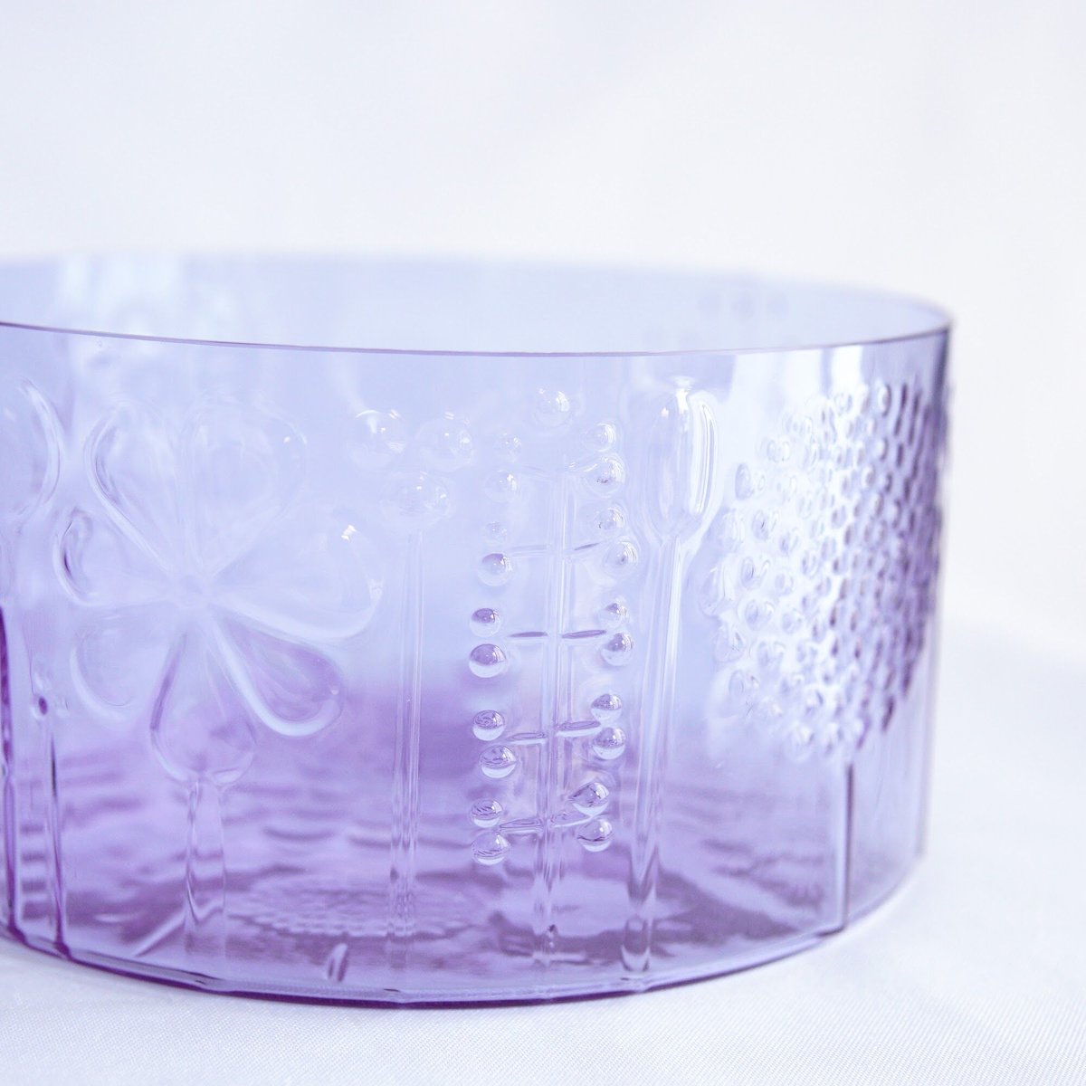 nuutajarvi / FLORA（ ヌータヤルヴィ/フローラ） ボウル 19cm アメジ