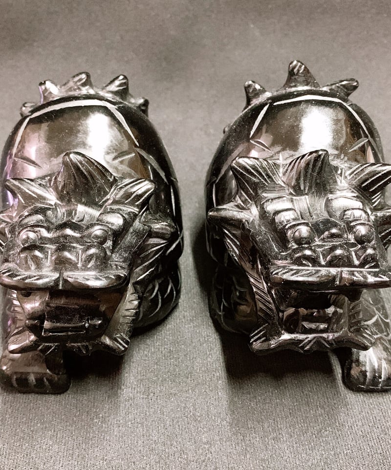 MH様10【1855】九尾彫りスフィア ゴールデンオブシディアン MH様10