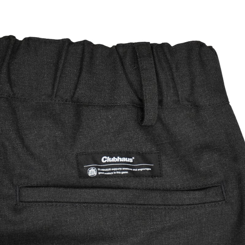 CLUBHAUS Center Press Easy Pants - Graphite | C