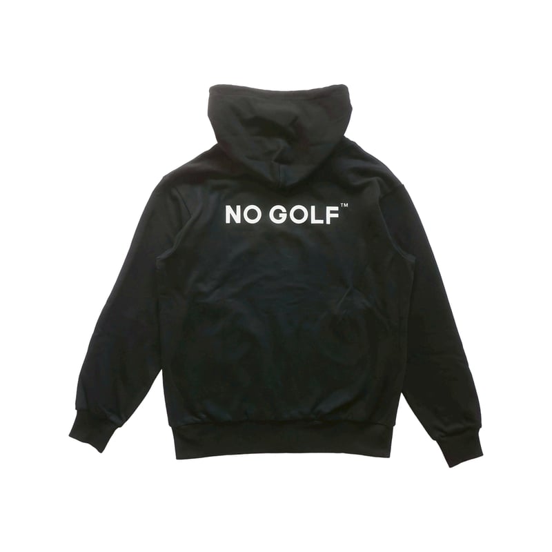 NO GOLF ZIP HOODIE - Black | CLUBHAUS | クラブハウス